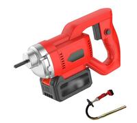 Handheld Concrete Vibrator - 400W Motor with 6-Speed Adjustment & 1.5m Vibration Rod - Includes Two 25,000mAh Batteries, Low Noise Design for Bridges, Road Construction,A