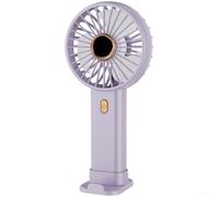 Handheld Cooling Fan 3-6H for battery Life 6 Modes Handheld Cooling(Dusk Purple)