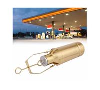 Handheld Copper Oil Sampling Bottle with 5m Rope, 1000ml Liquid Sampler for Fuel, ar, & Motor Oil Extract Equint