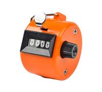 Handheld Counter Portable Counter Hand Mechanical Clickers for Coaching 4 Digit Number Count Clickers Hand