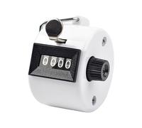 Handheld Counter Portable Counter Hand Mechanical Clickers for Coaching 4 Digit Number Count Clickers Knitting