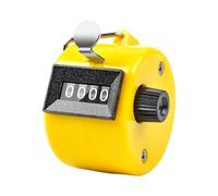 Handheld Counter Portable Hand Mechanical Clickers for Coaching 4 Digit Number Count Clickers Lightweight Tally Counter