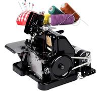 Handheld Coverstitch and Overlock Serger Machine, Adjustable Stitch Length, 3000 SPM, 3 Stitch Capability for Heavy Duty Fabric