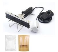 HandHeld Crimp Sealer, Portable Heat Sealer with 15mm Seal Width, 200-400mm Sealing Length, 0-300℃ Adjustable Temperature, Seal Food Packing Machine for Mylar Bags Aluminum 400mm