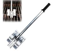 Handheld Deepen Rack Waste Slag Cleaning Tool, Manual Rack Slag Remover, Ideal for Welding Molten Dross and Grating Dross in Factory Production and Metal Processing Workshops(4-5mm)