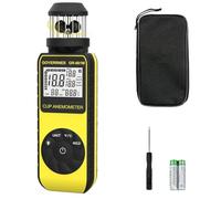Handheld Digital Anemometer with Compass 0.7-42m/s and Temperature | ±4% accuracy. 4-cup 360° wind measurement. Max/min/avg. Tripod mount. Backlit LCD. For HVAC, sailing, shooting.