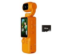 Handheld Digital Camera with 32G Card 1080P and Rotatable Lens Suitable for Sports and Evidence Collection Wearable Tiny Camera