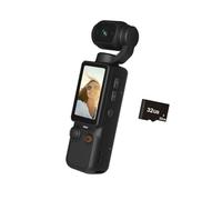 Handheld Digital Camera with 32G Card 1080P and Rotatable Lens Suitable for Sports and Evidence Collection Wearable Tiny Camera