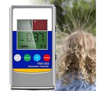 Handheld Digital Electrostatic Field Meter, Portable Ion Balance Tester with LCD Screen for Antistatic Detection in Textile, Fiber, Paper, Rubber, Plastic