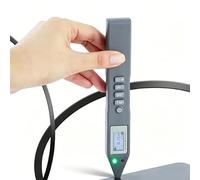 Handheld Digital Gauss Meter Magnetic Field Strength Tester 0-2500 MT ±5% General Accuracy LCD Backlit Display with N/S Polarity LED Indicator for Daily Use