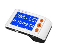 Handheld Digital Magnifier with Foldable Stand | 3.5 Inch Electronic Reading Aid, 2X to 25X Zoom & Freeze Frame Screen for Visually Impaired Reading Bills & Books