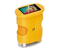 Handheld Digital Microscope for Kids, 2 Inch Screen with HD Viewing, Portable Science Exploration Tool, Educational Toy for Home Classroom Learning (yellow)