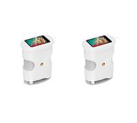 Handheld Digital Microscope for Kids, 2 Inch Screen with HD Viewing, Portable Science Exploration Tool, Educational Toy for Home Classroom Learning (whitw+white)