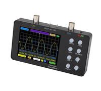 Handheld Digital Oscilloscope Kit, Portable Oscilloscopes 2 Channels 50M Sampling Rate, Digital Handheld Tablet Oscilloscopes with 12 Types Parameter Display