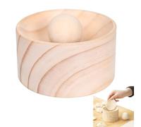 Handheld Dough Presser for Dumpling Wrappers,Pasta Machine,Wooden Dumpling Skin Maker,Ball Rolling Manual Dumplings Wrapper Maker, Reusable Round Ravioli Makers, Wrapping Tool for Dumplings (1PC)