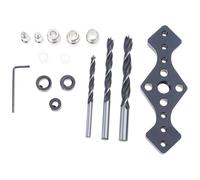 Handheld Dowel Jig Kit Drill Guide Locator Various Types of Wood and Plank 6/8/10mm Woodworking Drill Locator Woodworking Dowel Jig