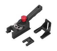 Handheld Dowel Jig Punch Locator, Adjustable Drill Guide Tool, Flexible Multi Function Woodworking Locator with Scale, Tungsten Steel for Precise Drilling and Punching