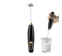 Handheld Drink Mixer, Electric Foam Whisk, Rechargeable Coffee Frothing Machine - Portable Travel Coffee Mixer Frother with 3 Speeds for Home, Cafe, Kitchen