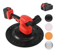 Handheld Drywall Sander, 1680W Electric Plaster Mortar Polishing Machine, 6 Adjustable Speeds, Waterproof Switch, Fast Heat Dissipation, Battery Included