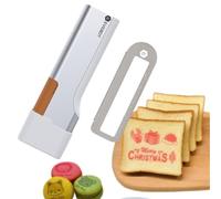 Handheld Edible Printer, Portable Mini Coffee Printing Pen, Handheld Food Printpen, Diy Custom Text Pattern, High Output, 2.6cm Width Machine-brown+redinkcartridge+auxiliaryruler