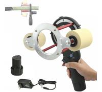 Handheld Electric Cable Wrapping Machine, 12v 27w Air Condit Pipe Tape Wrapping Machine with Adjustable Speed 70-380 RPM, for Pipe, Wire Harness & Hose Protection