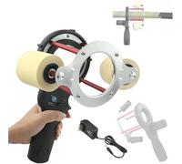 Handheld Electric Cable Wrapping Machine, Electric Air Conditioner Tape Wrapping Machine with 1.5AH Battery, 27W Portable Air Conditioner Tape Wrapping Machine, 70-380 RPM Adjustable Speed