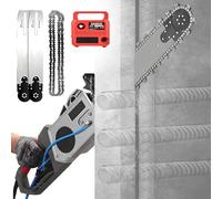 Handheld Electric Concrete Chain Saw, Diamond Wall Cutter with Water Fed Dust Suppression,for Reinforced Marble and Granite