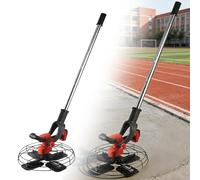 Handheld Electric Concrete Polisher, 6 Speed Adjustable Wall Plaster Machine, Cordless Drywall Sander with Extension Pole for Cement Mortar Mixing & Finishing, 20000mAh