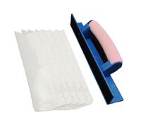 Handheld Electric Detail Sander, Precision Kit for Walls - Manual Tool with Glass Paper Set Ideal for Beginners Artistic Works Furniture Walls Home
