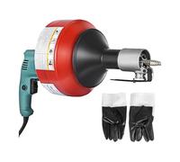Handheld Electric Drain Cleaner 20-65 Mm Manual Pipe Unblocker Kitchen Sink Toilet Sewer Dred Cleaning Clogs Machine 8M for DIY Use