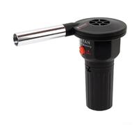 Handheld Electric Fan for Outdoor Fire Starting Applications Efficient Design Moves Air Directly to Fuel Source for Faster Ignition Results