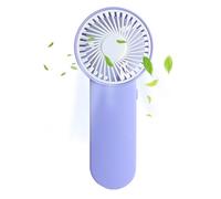 Handheld Electric Fan - Portable Desk Fan | Battery Operated Stylish Cooler | Handheld Personal Breeze Maker, Small Travel Friendly Mini Blower, Cute Quiet Air Triculator