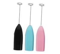 Handheld Electric Milk Frother, Handheld Coffee and Cappuccino Mixer, Whisker- Drink Blender, Battery Powered Egg Beater for Milkshake, Hot Chocolate Drink, Blender (Pink)
