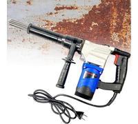 Handheld Electric Needle Scaler Industrial Grade Electric Needle Derusting Machine,High Power Rust Cleaning Machine Electrical Needle Scaler for Train Rail for Shipbuilding, Construction, Ca