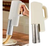 Handheld Electric Pasta Maker, Electric Pasta Maker 5 in 1 Cordless Pasta Machine, Portable Noodle Maker Automatic Noodle Machine with Shaping Discs for Homemade Spaghetti Ramen