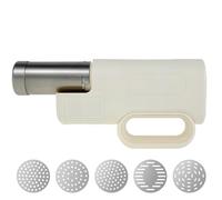 Handheld Electric Pasta Maker with 5 Molds Portable Electric Noodle Maker Cordless Homemade Spaghetti Maker Automatic Pasta Press Machine Rechargeable Ramen Maker Machine for Home Kitchen Restaurant