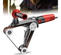 Handheld Electric Polishing Machine, 1100W Power 6 Speed Adjustable for Stainless Steel Tube Pipe Burnishing and Wire Drawing