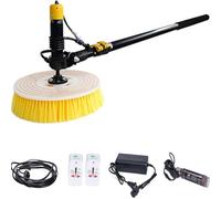 Handheld Electric Solar Panel Cleaning Machine with Telescopic Pole and Rotating Brush