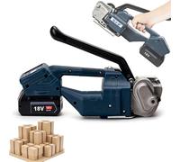 Handheld Electric Strapping Machine, Plastic 13-16mm Packing Tool, Logistics Warehouses Electric Strapping Baler, 3500N Manual Lever Baler for Newpapers, Cartons, Textiles, Plastic Pipes