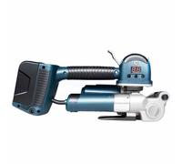 Handheld Electric Strapping Machine, Portable Battery Powered Banding Tool for Warehouse Logistics and Packaging, Efficient Baler for Heavy-Duty Use
