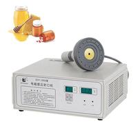 Handheld Electromagnetic Induction Sealer, Aluminium Foil Microcomputer Plastic Bottle Cap Sealing Machine, Power & Time Adjustable, for Plastic Glass Bottles Caps,130mm (90)