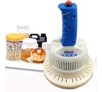 Handheld Electromagnetic Induction Sealer, Diameter 20mm-130mm Portable Manual Induction Sealing Machine, 5-Speed Power Adjustment & Power Memory Function for Plastic Caps Glass Bottles