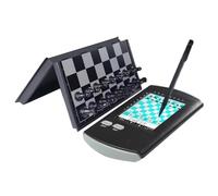 Handheld Electronic Chess Computer with Touchscreen, Portable Chess Game Device with Stylus, Adjustable Difficulty Levels, LCD Display Travel Chess Set for Adults, Teens and Beginners
