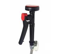Handheld Emergency Eyewash Station Unit Portable Safety Shower Continuous Flow Eye Flush Shower for Lab and Industrial Use (Single Head)(Color1,Wall-mounted)