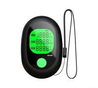 Handheld EMF Meter 9x6cm Compact RF Signal Finder | ABS for durable material; measures 1-1999V/m EF; 0.1-999.9mW/m² RF; ±5% accuracy; home inspection tool