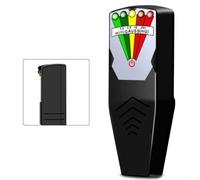 Handheld EMF Meter with 5-Level LED Alerts, Electromagnetic Field Radiation Detector for Home, Office and Paranormal Investigation, Black