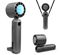 Handheld Fan, 15000RPM High Speed Turbo Fan with TEC Refrigeration Chip, 4 Cooling Speeds Portable Fan Rechargeable [25H Max Cooling Time], Mini Pocket Fans for Outdoor Travel Camping Office Home