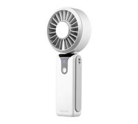 Handheld Fan - 3600mAh 10-Speed Digital Display Air Cooler | Rechargeable Foldable Small Personal Fan for Camping Hiking Picnic Beach Vacation Outdoor Concert Sports Fitness Commute
