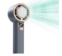 Handheld Fan - Personal Fan | Adjustable Hand Held Cooling Fans | Digital Display 3000 MAh Battery Fans | 1-120 Speed Portable Adjustment For Home Workplace School Indoor Outdoor