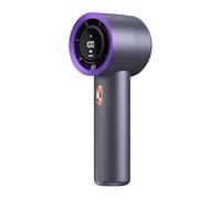 Handheld Fan - Portable Handheld Fan | Personal Fan Bag Size | USB Rechargeable Battery Operated Battery, LED Display, Metal Shell with Accessories for Men